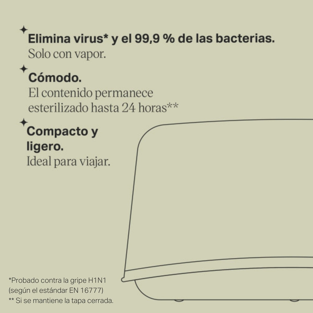 Esterilizador para Microondas