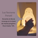 Luz Nocturna Pingüino 2 en 1