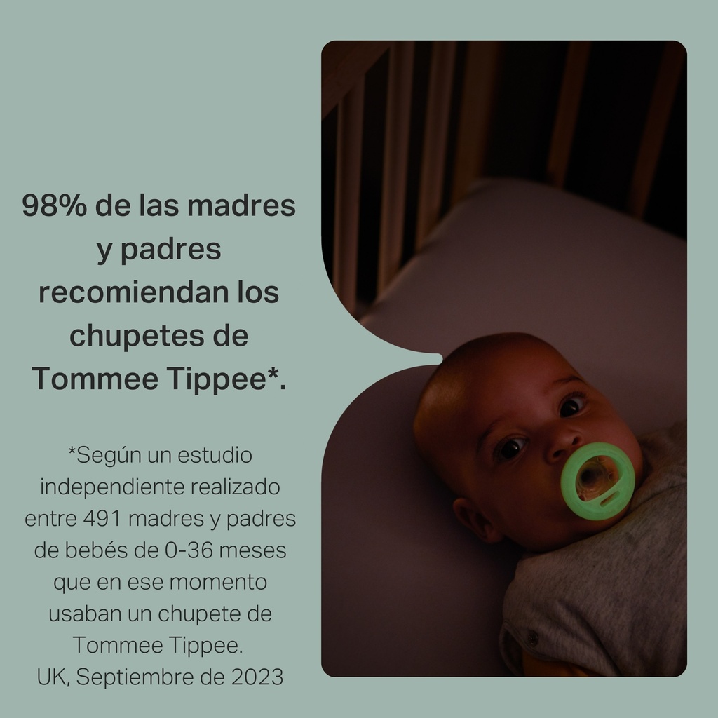 Pack 4 Chupetes Natural Start Noche ECOM (0-6 meses)