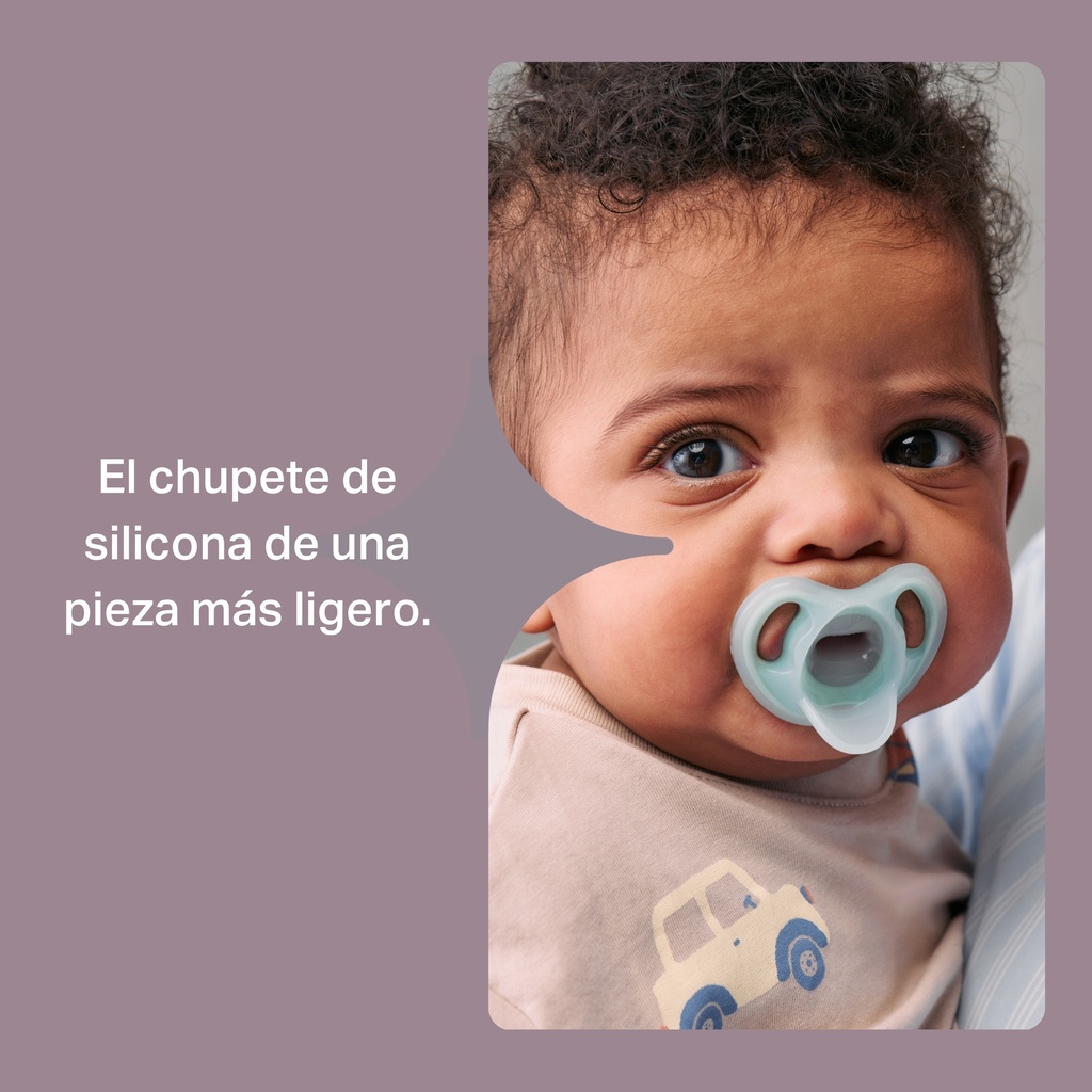 Pack 4 Chupetes Ultra Ligero ECOM (0-6 meses)