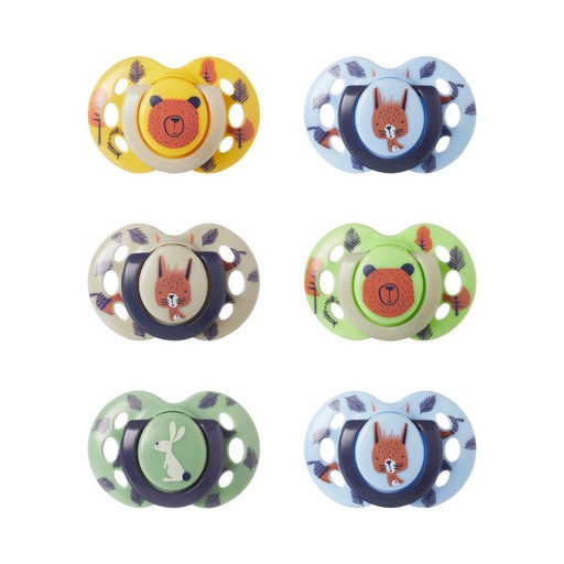 6 Chupetes FUN 