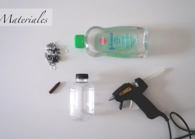 Materiales botella sensorial Gomas Flotantes