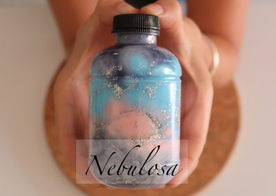 Como hacer botella sensorial para bebes Nebulosa